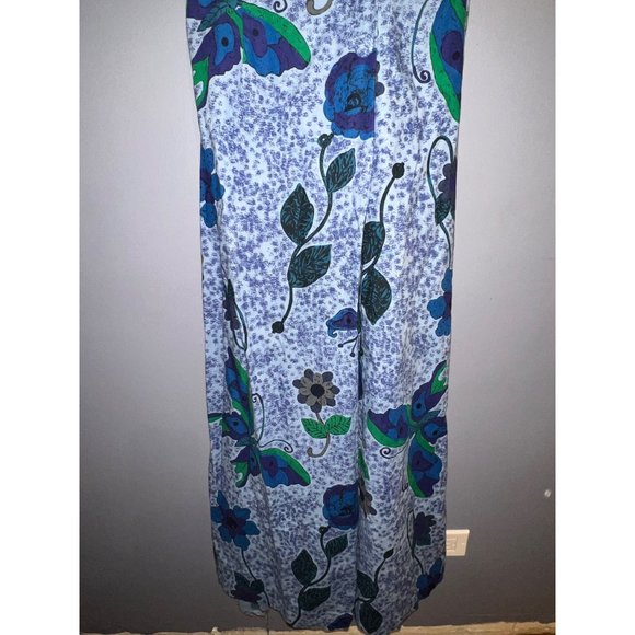Vintage 70s Penneys Hawaii Women’s Floral Button Front Floral Maxi Dress Size 8 - Picture 3 of 11